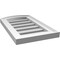 Ekena Millwork Arch Top Surface Mount PVC Gable Vent: Non-Functional, w/2"W x 1-1/2"P Brickmould Frame, 12"W x 18"H GVPAR12X1802SN - alternate 5